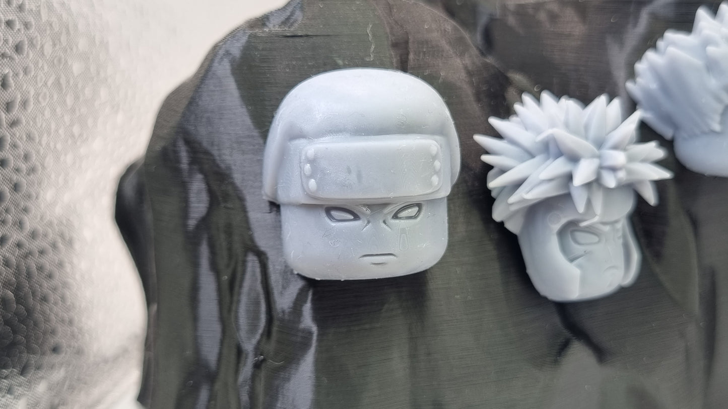 Building toy custom 3D printed ninja head wall!