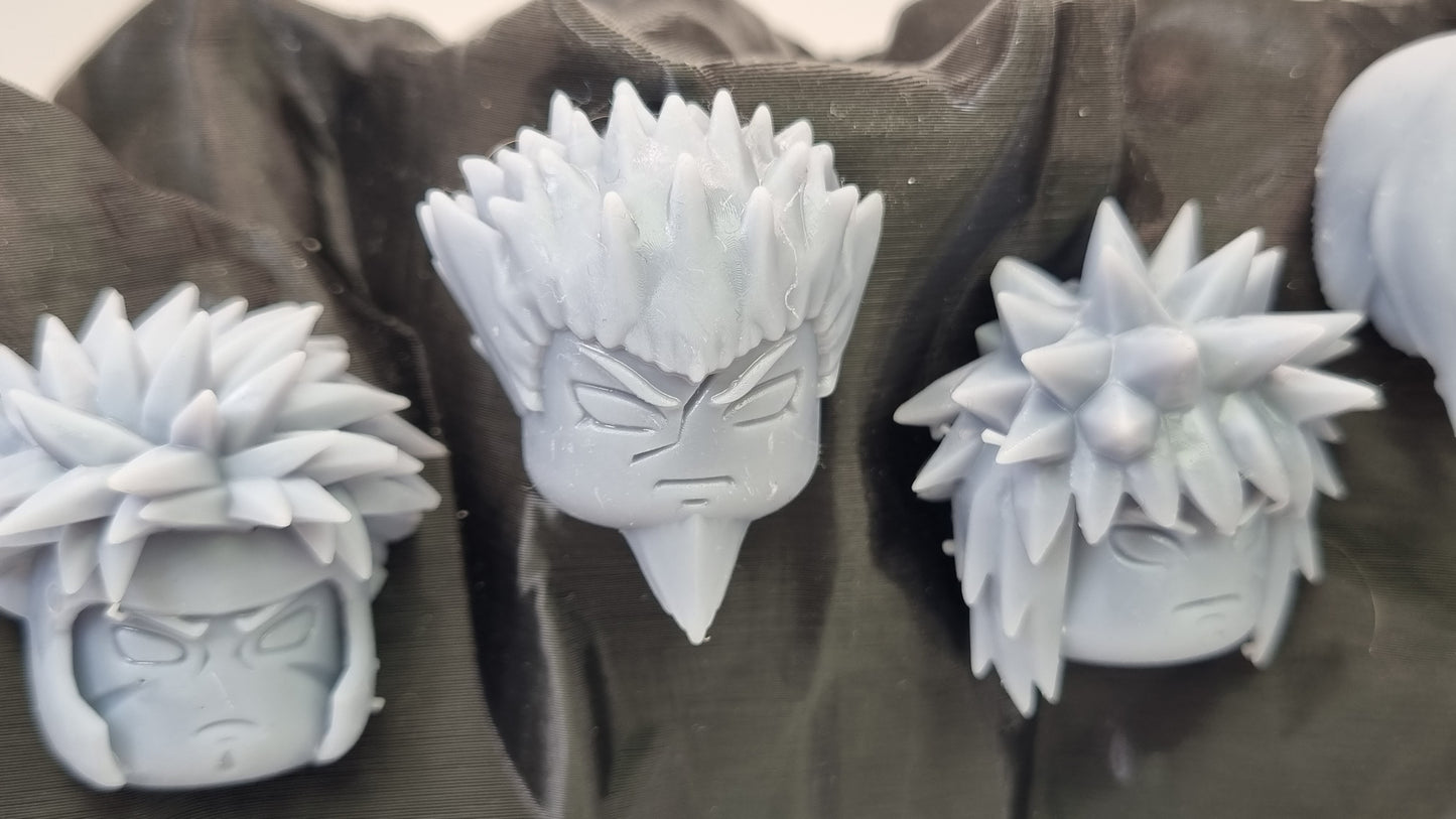 Building toy custom 3D printed ninja head wall!