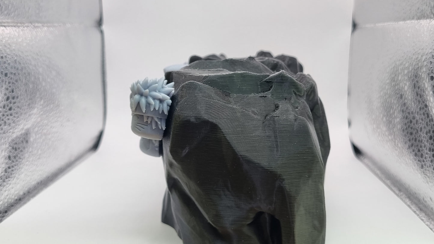 Building toy custom 3D printed ninja head wall!