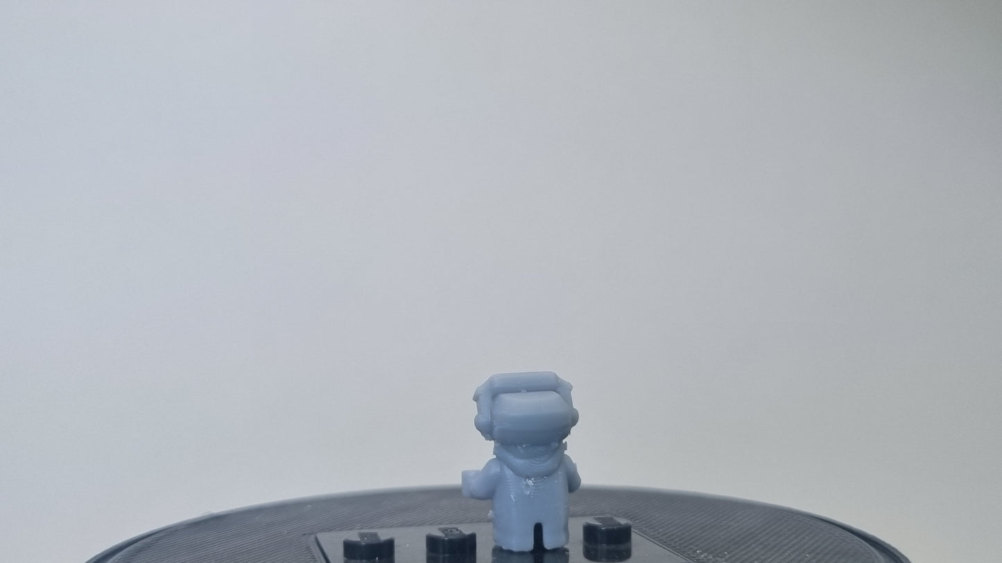 Building toy custom 3D printed galaxy wars tiny mechanic fixer!