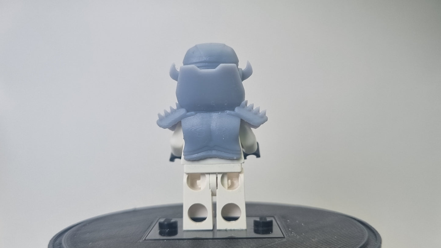 Building toy custom 3D printed super villain without wings!