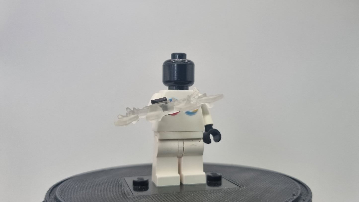 Building toy custom 3D printed super hero throwing cards effect!