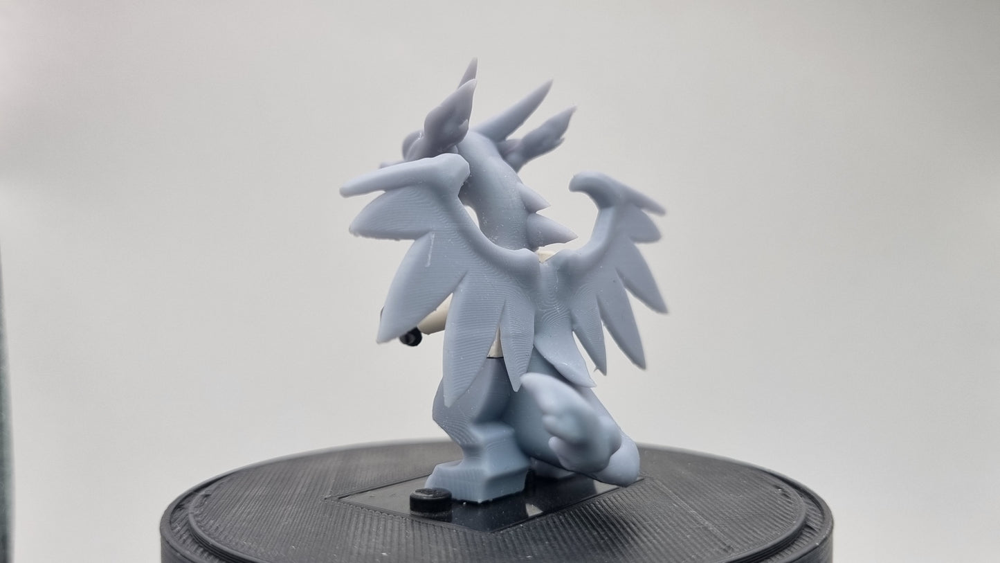 Building toy custom 3D printed minifigure animal to catch dragon X!