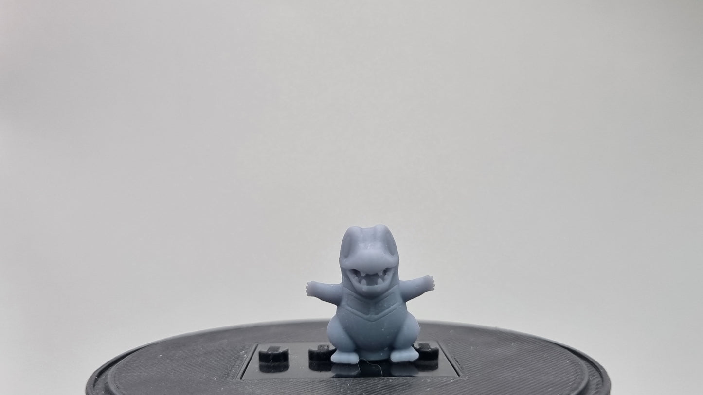 Building toy custom 3D printed animal to catch tiny corcodile!