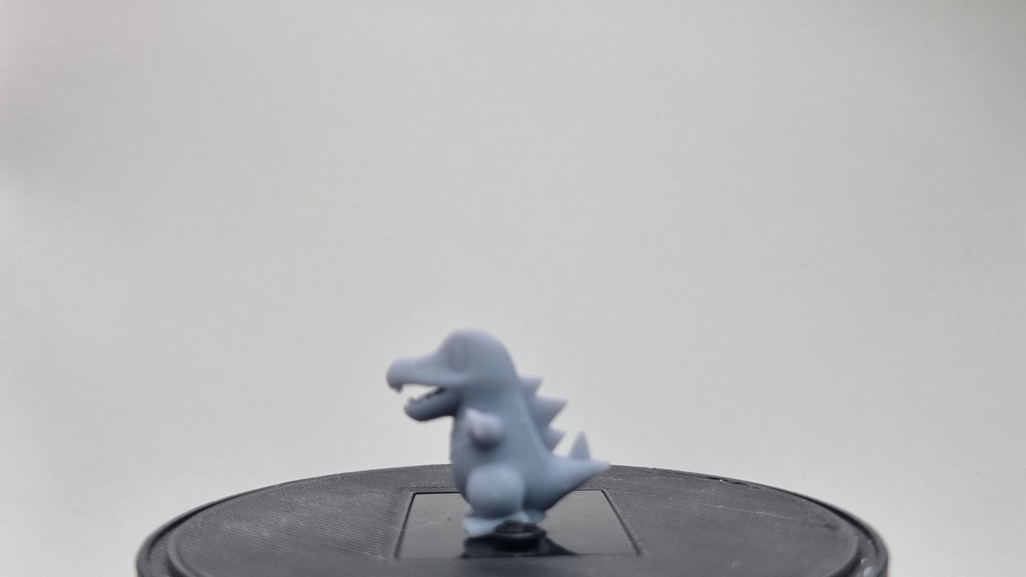 Building toy custom 3D printed animal to catch tiny corcodile!