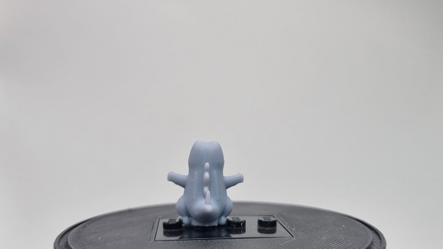Building toy custom 3D printed animal to catch tiny corcodile!