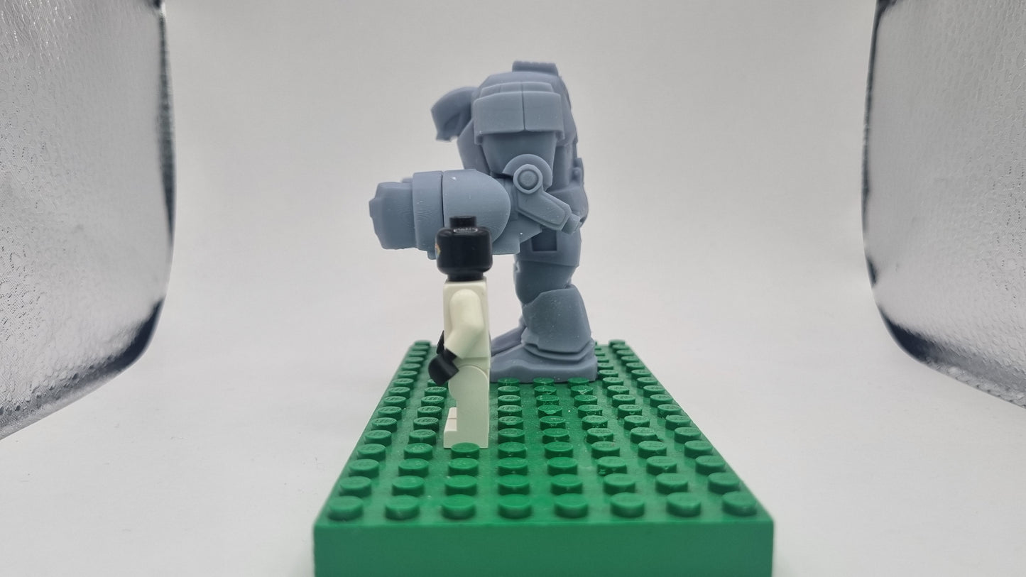 Building toy custom 3D printed super hero big mech!