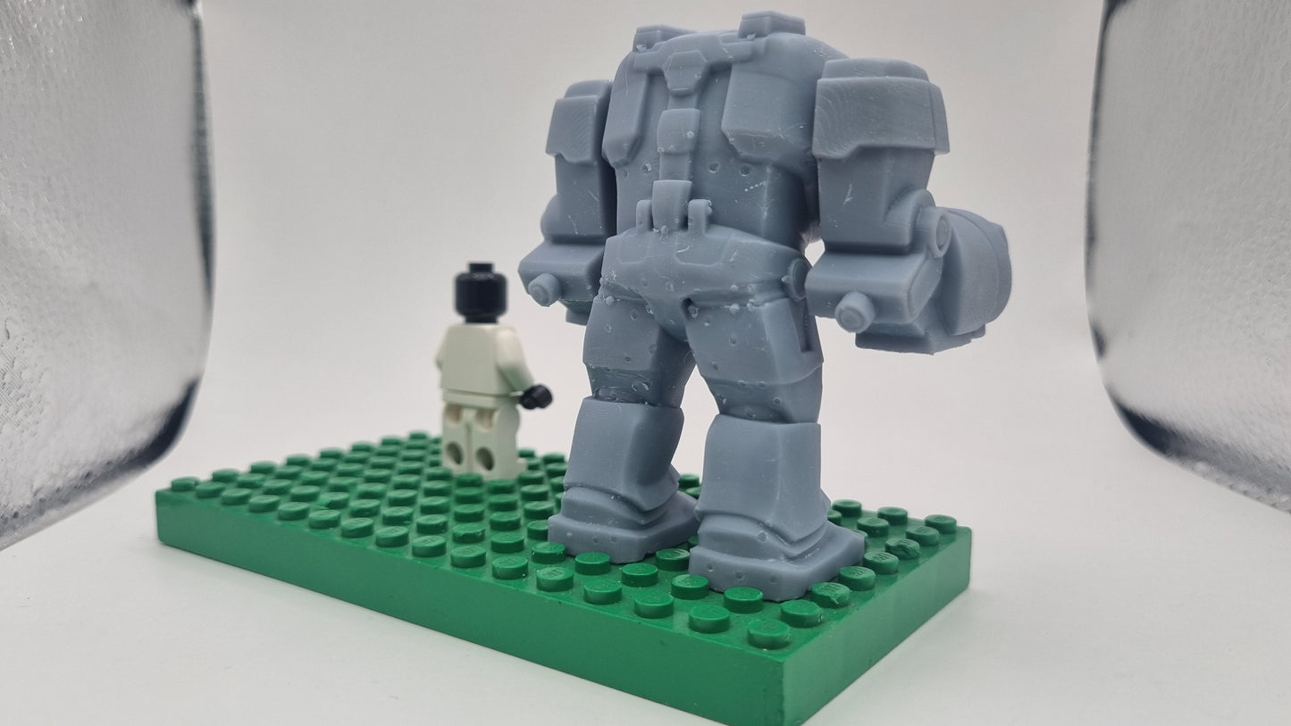 Building toy custom 3D printed super hero big mech!