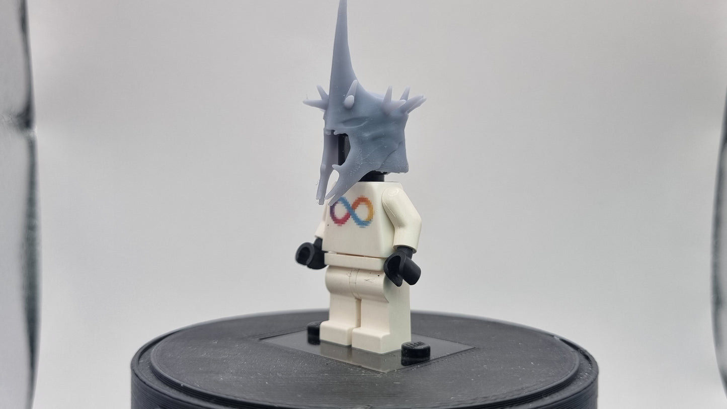 Building toy custom 3D printed witch helmet!