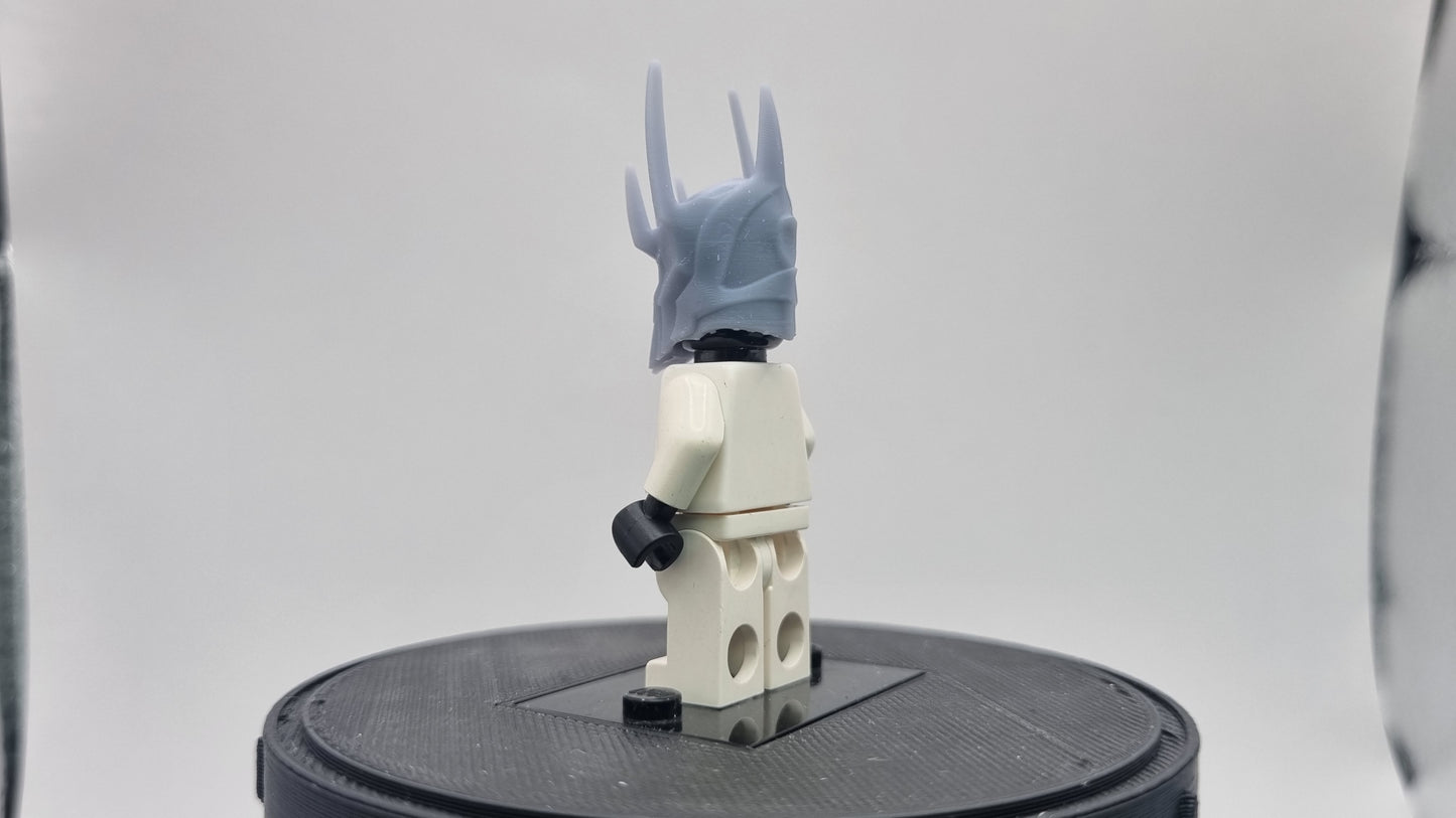 Building toy custom 3D printed evil lord helmet!