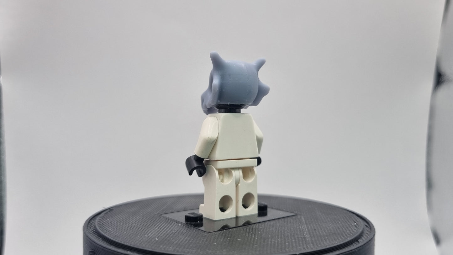 Building toy custom 3D printed animal to catch bone mask!
