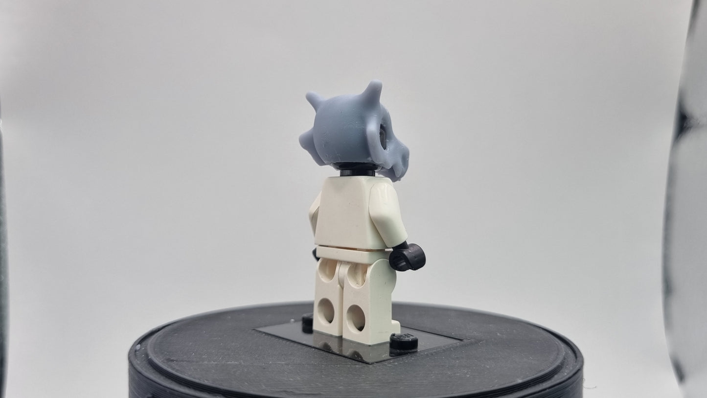 Building toy custom 3D printed animal to catch bone mask!