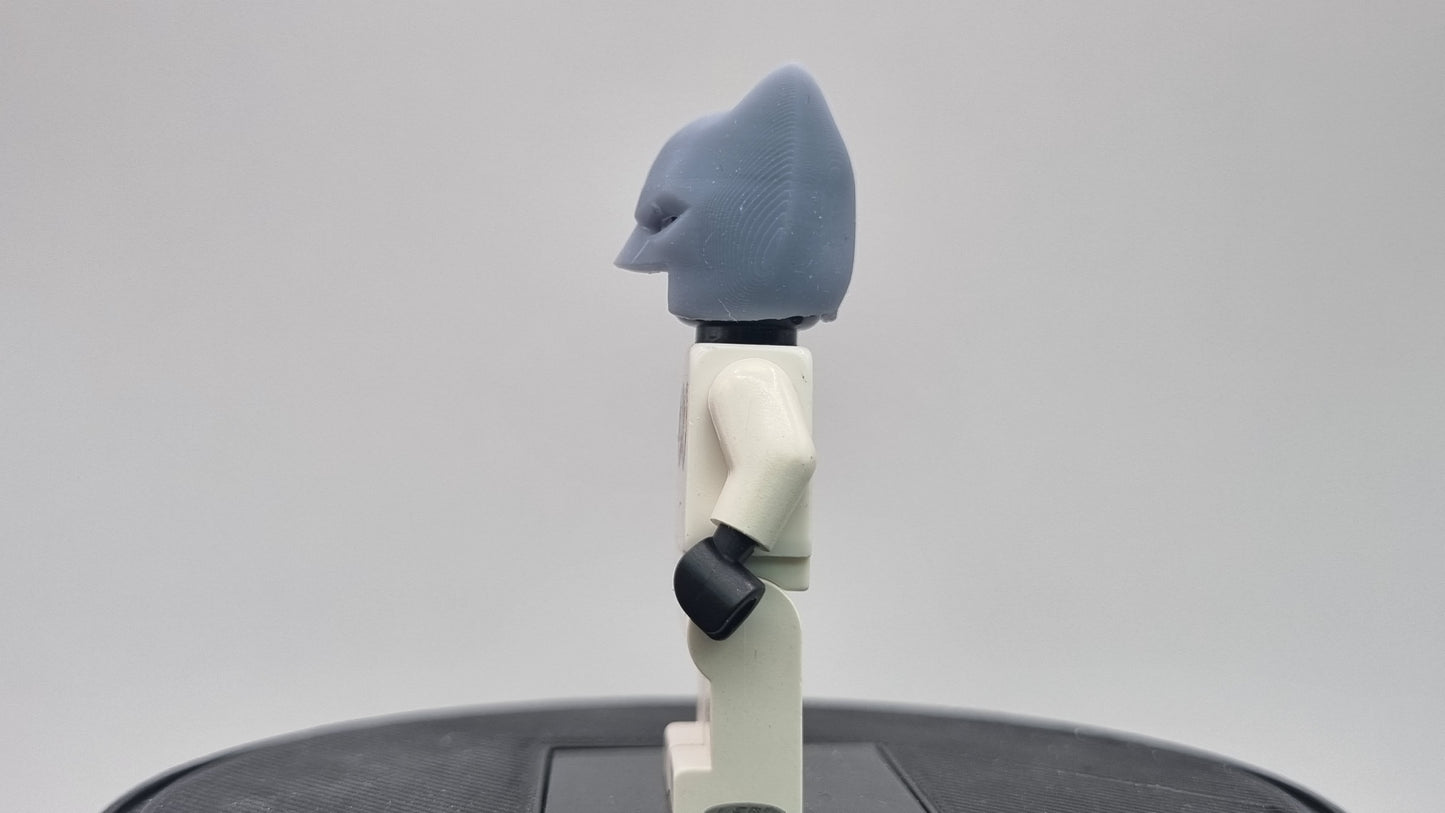 Building toy custom 3D printed super hero half bat mask!