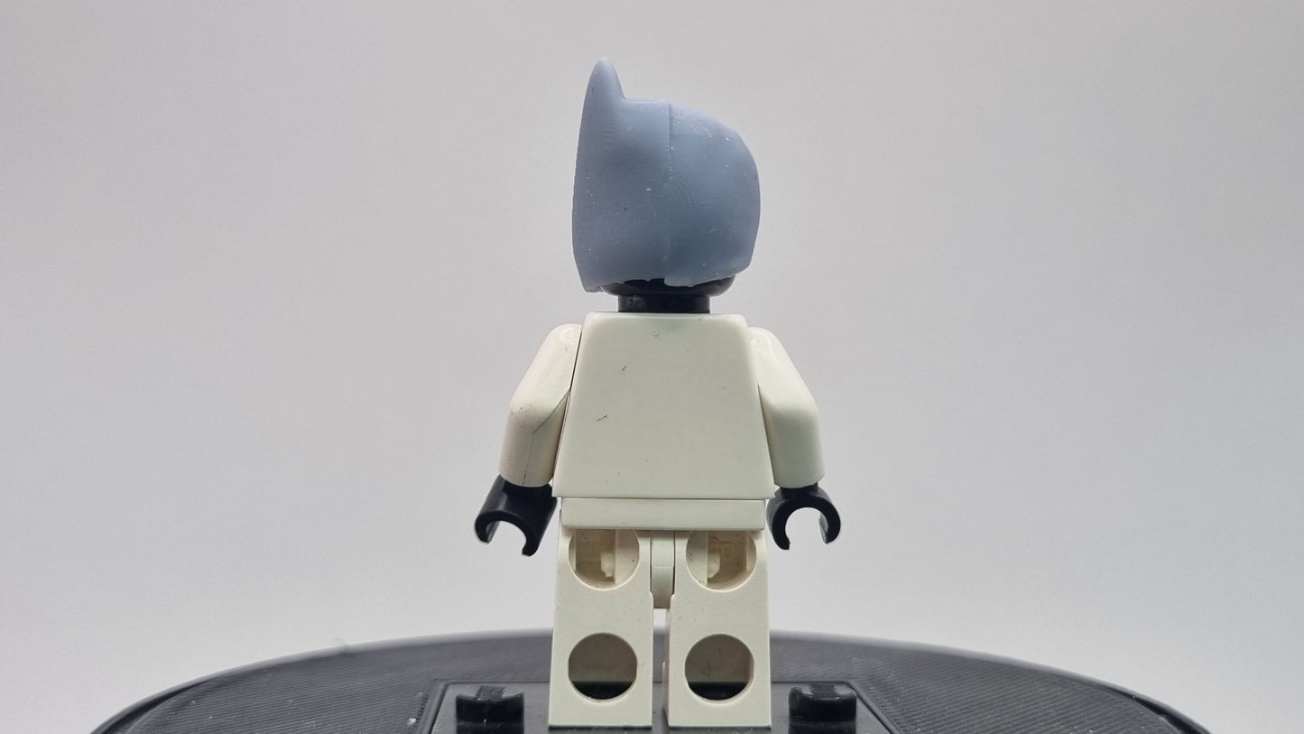 Building toy custom 3D printed super hero half bat mask!
