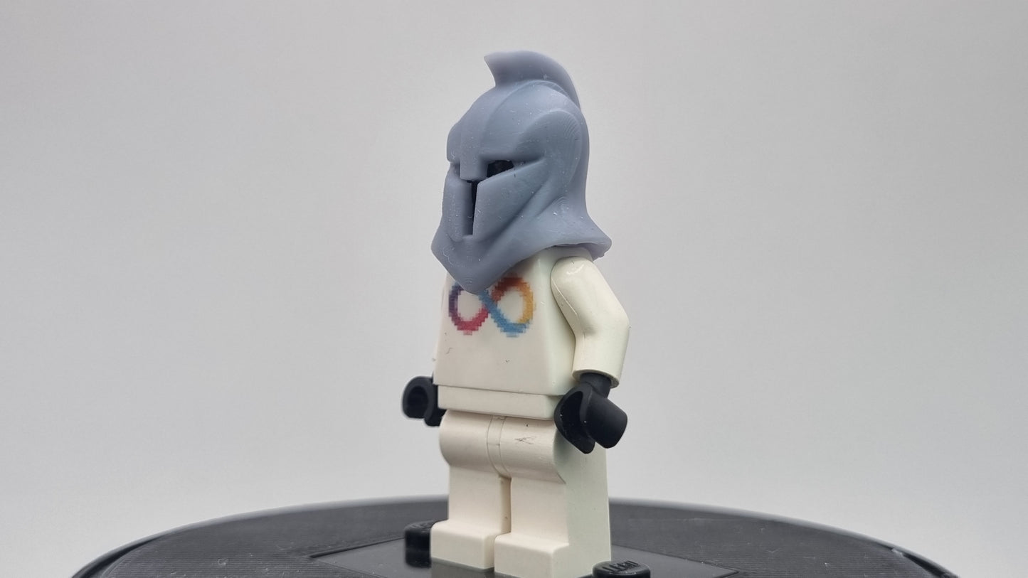 Building toy custom 3D printed galaxy wars blue gaurds man!
