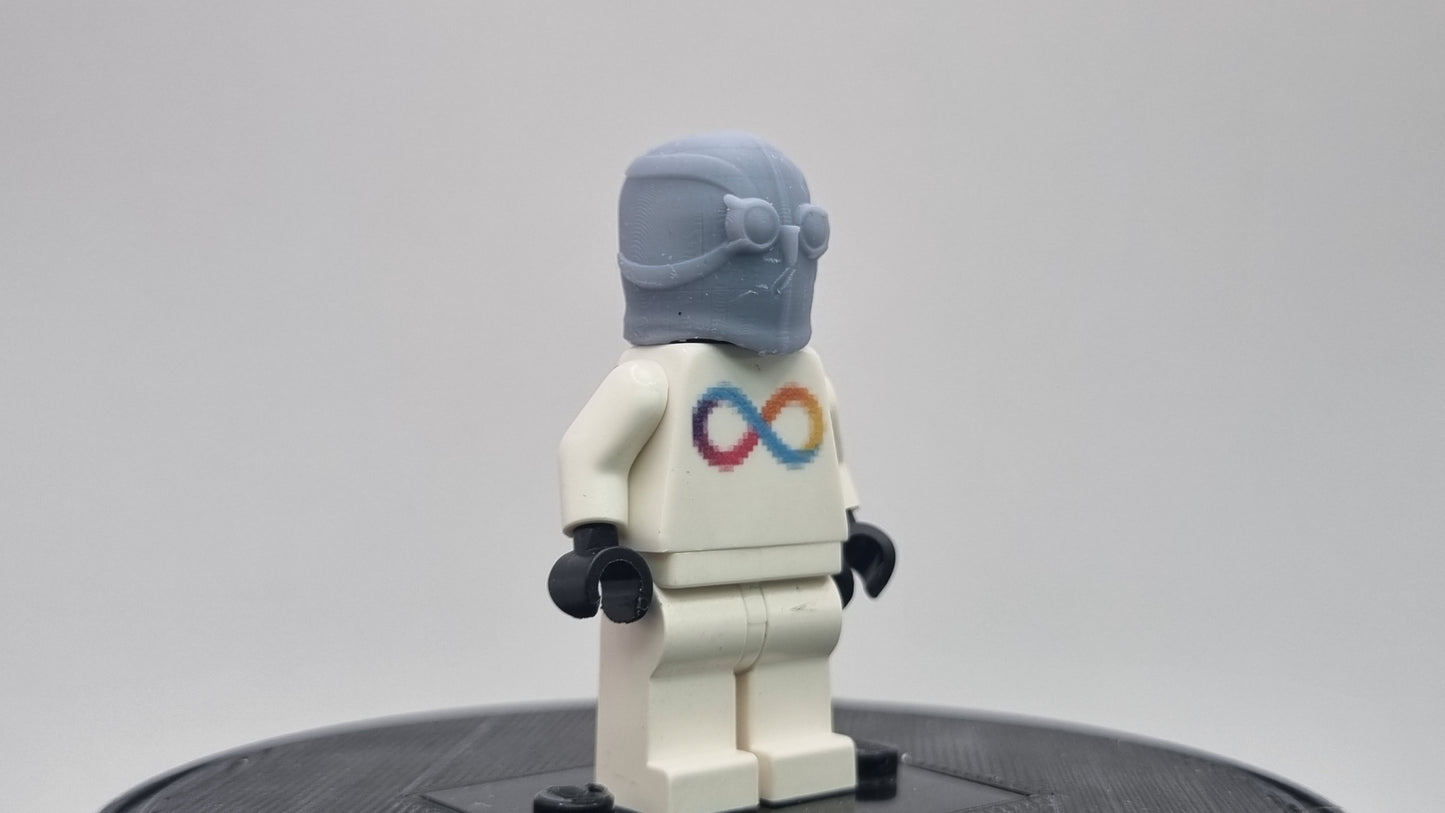 Building toy custom 3D printed super hero bird helmet!
