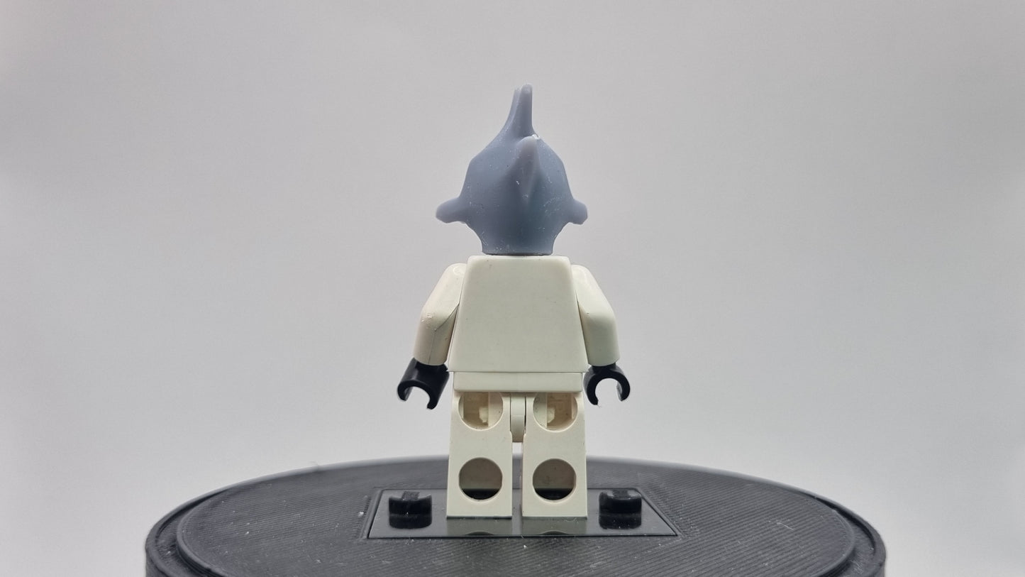 Building toy custom 3D printed orange ring villain!