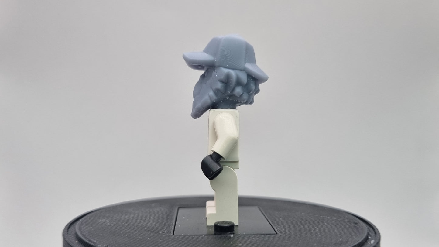 Building toy custom 3D printed hero monkey with a hat!