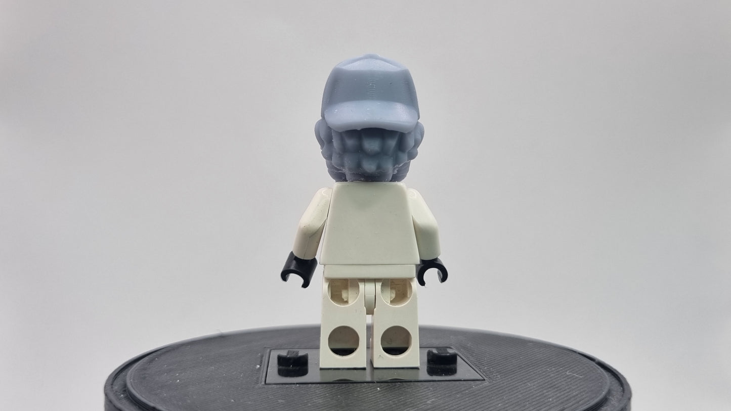 Building toy custom 3D printed hero monkey with a hat!