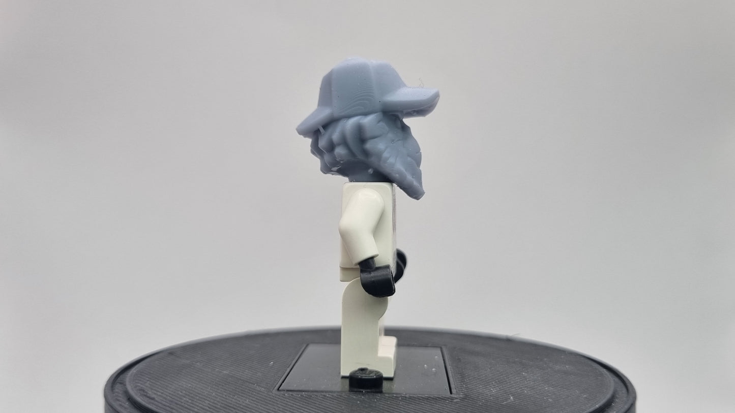 Building toy custom 3D printed hero monkey with a hat!