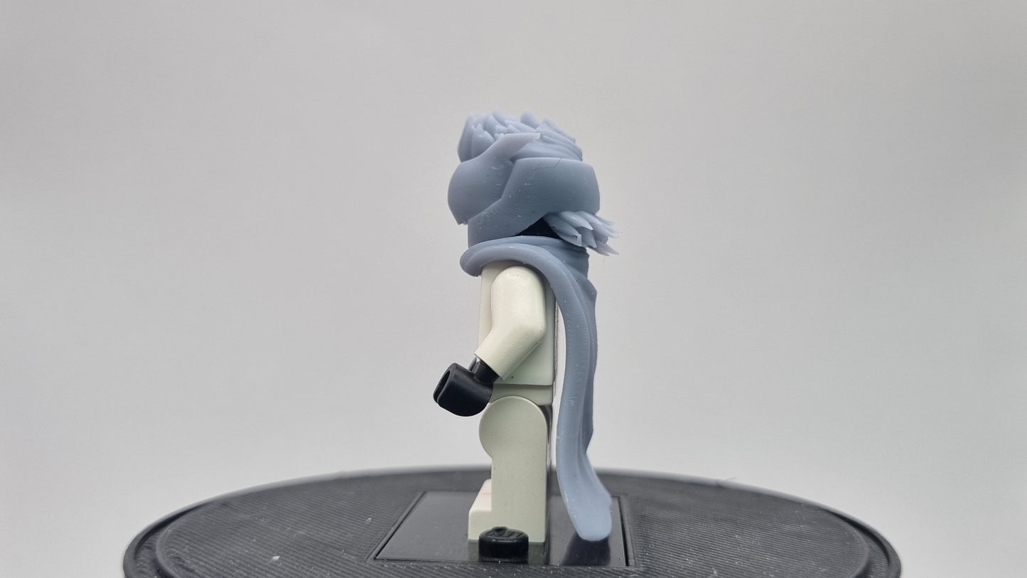 Building toy custom 3D printed hero school guy with a cape!