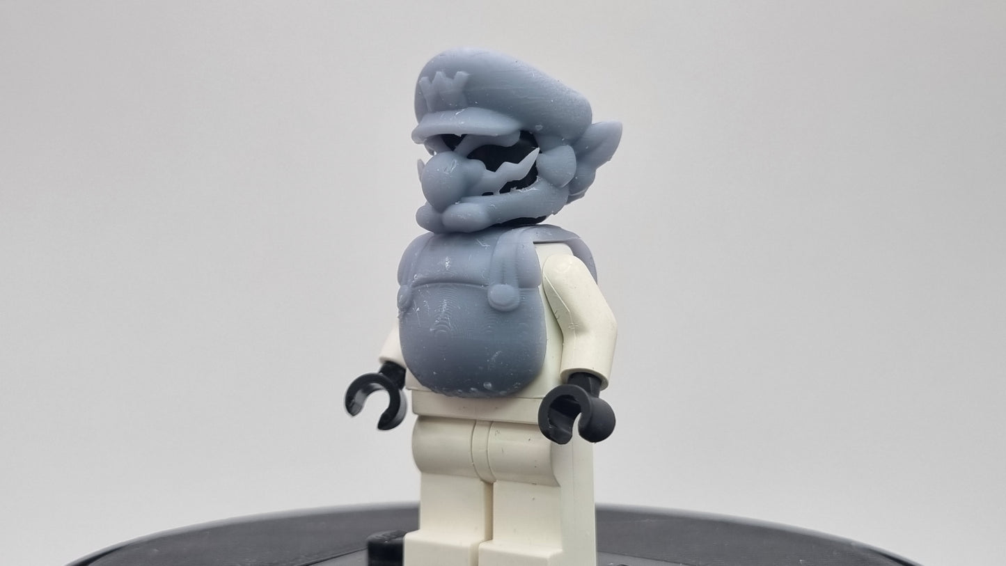 Building toy custom 3D printed evil W blumber!