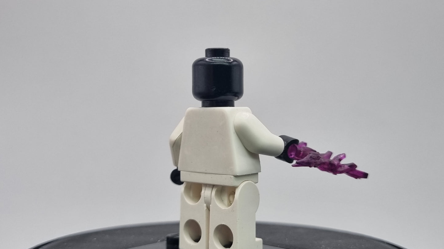 Building toy custom 3D printed painted super hero throwing cards!