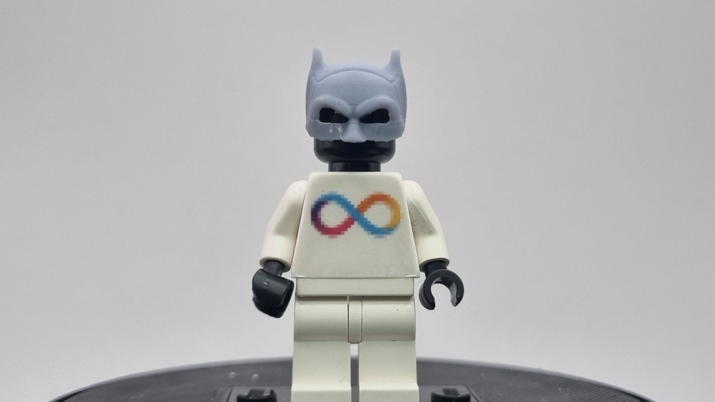 Building toy custom 3D printed angry bad helmet!