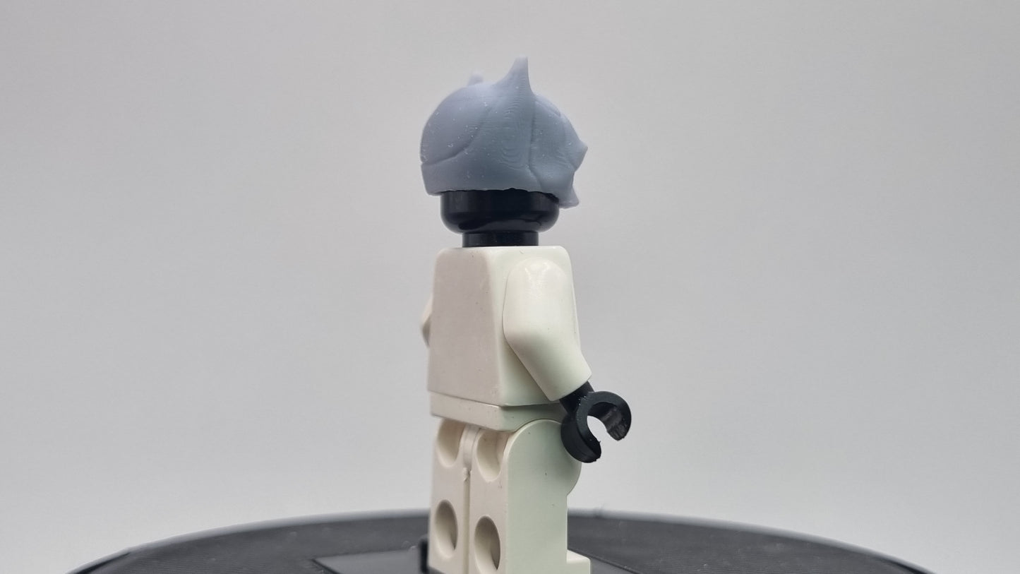 Building toy custom 3D printed angry bad helmet!