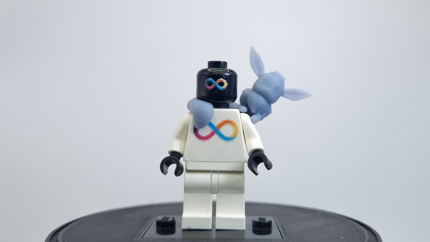 Building toy custom 3D printed animal to catch neck fox!