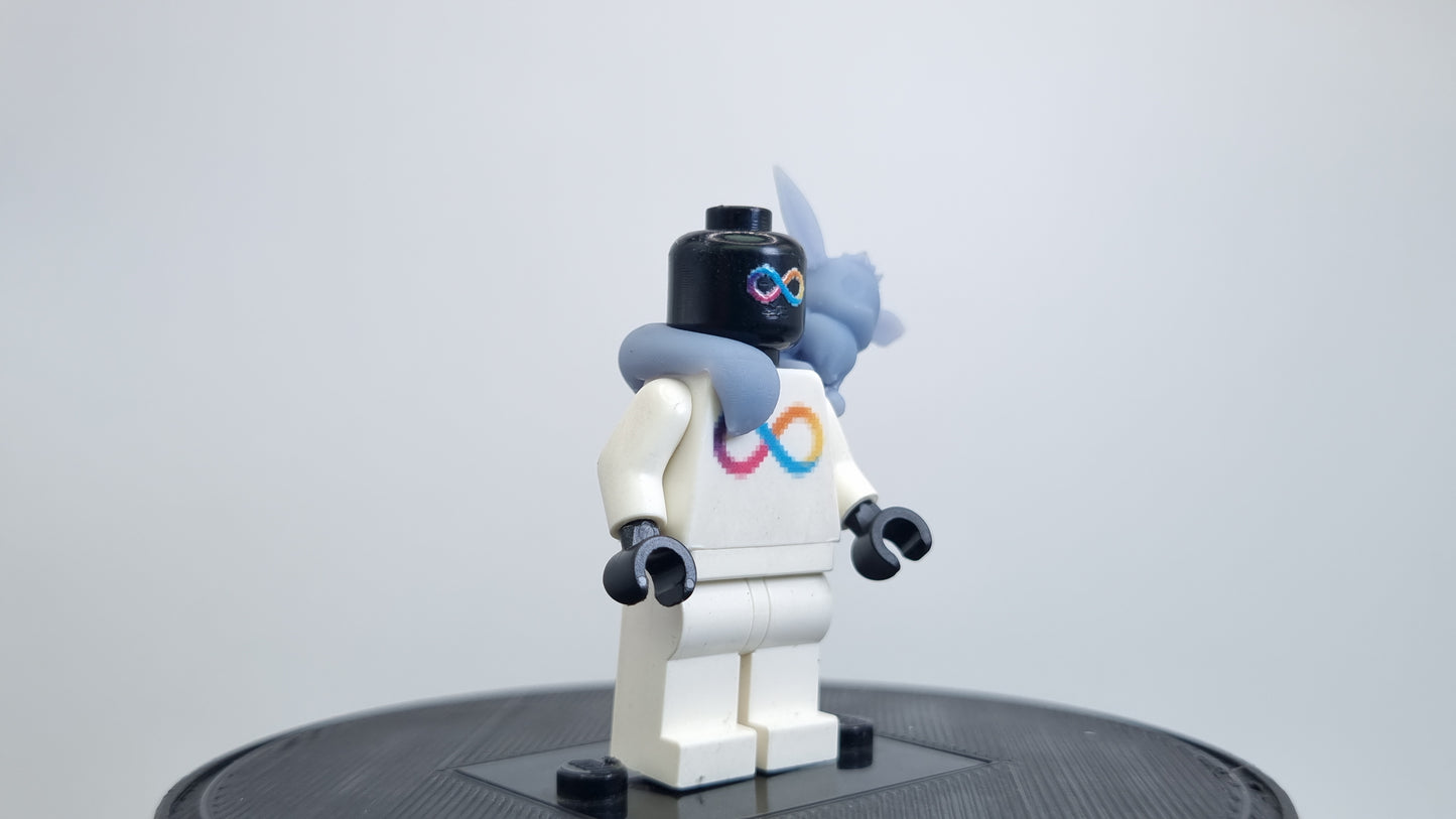 Building toy custom 3D printed animal to catch neck fox!