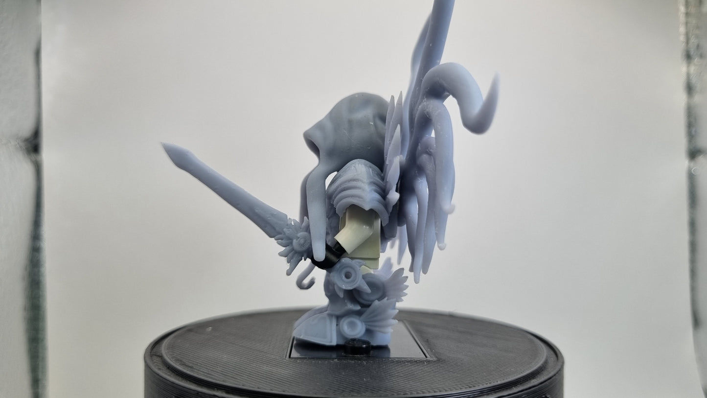 Building toy custom 3D printed dungeon crawler warrior!