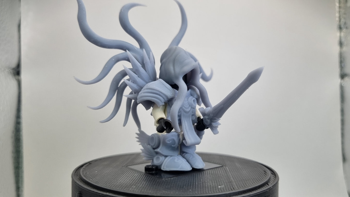 Building toy custom 3D printed dungeon crawler warrior!