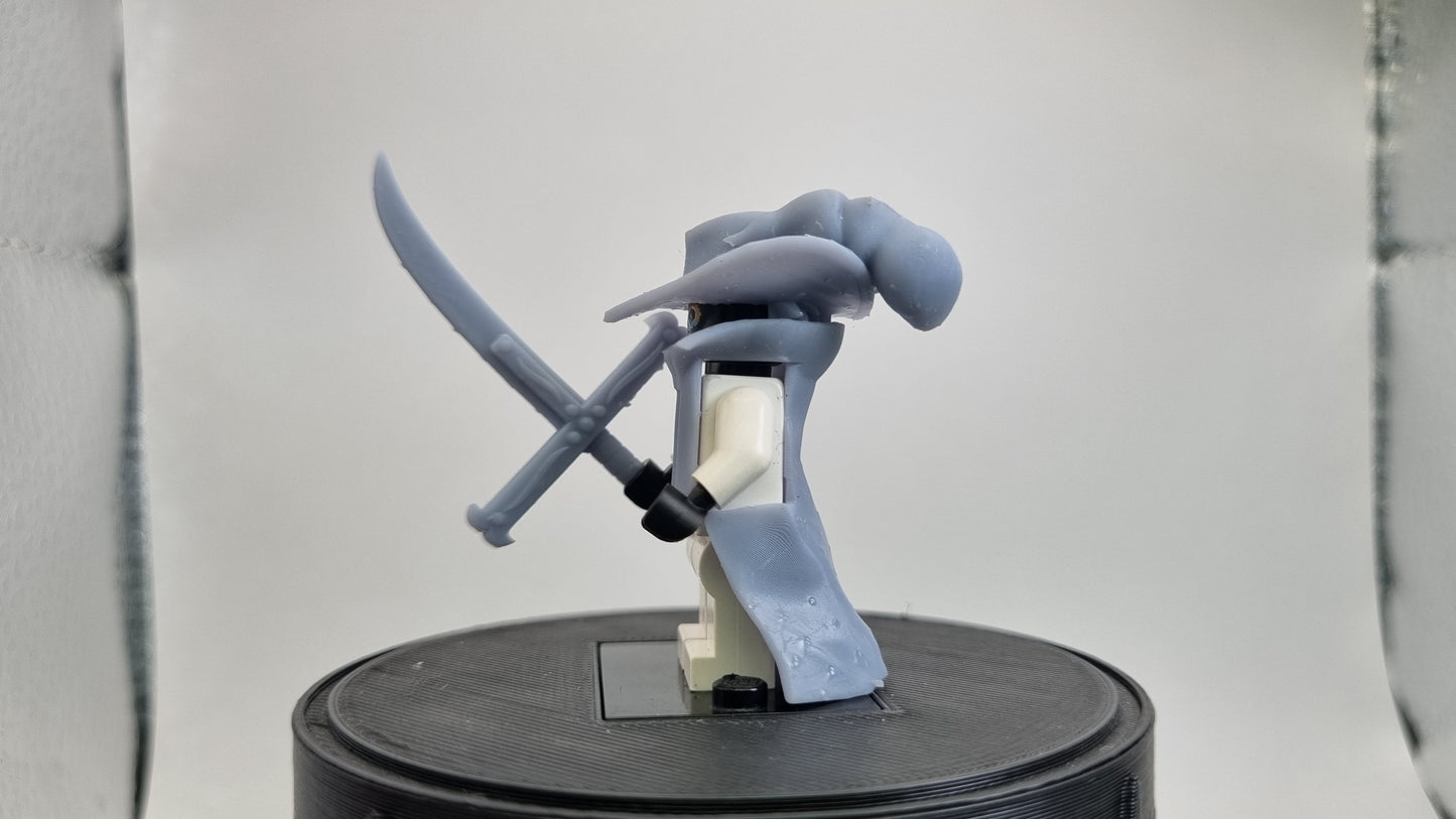 Building toy custom 3D printed best pirate swordsman!