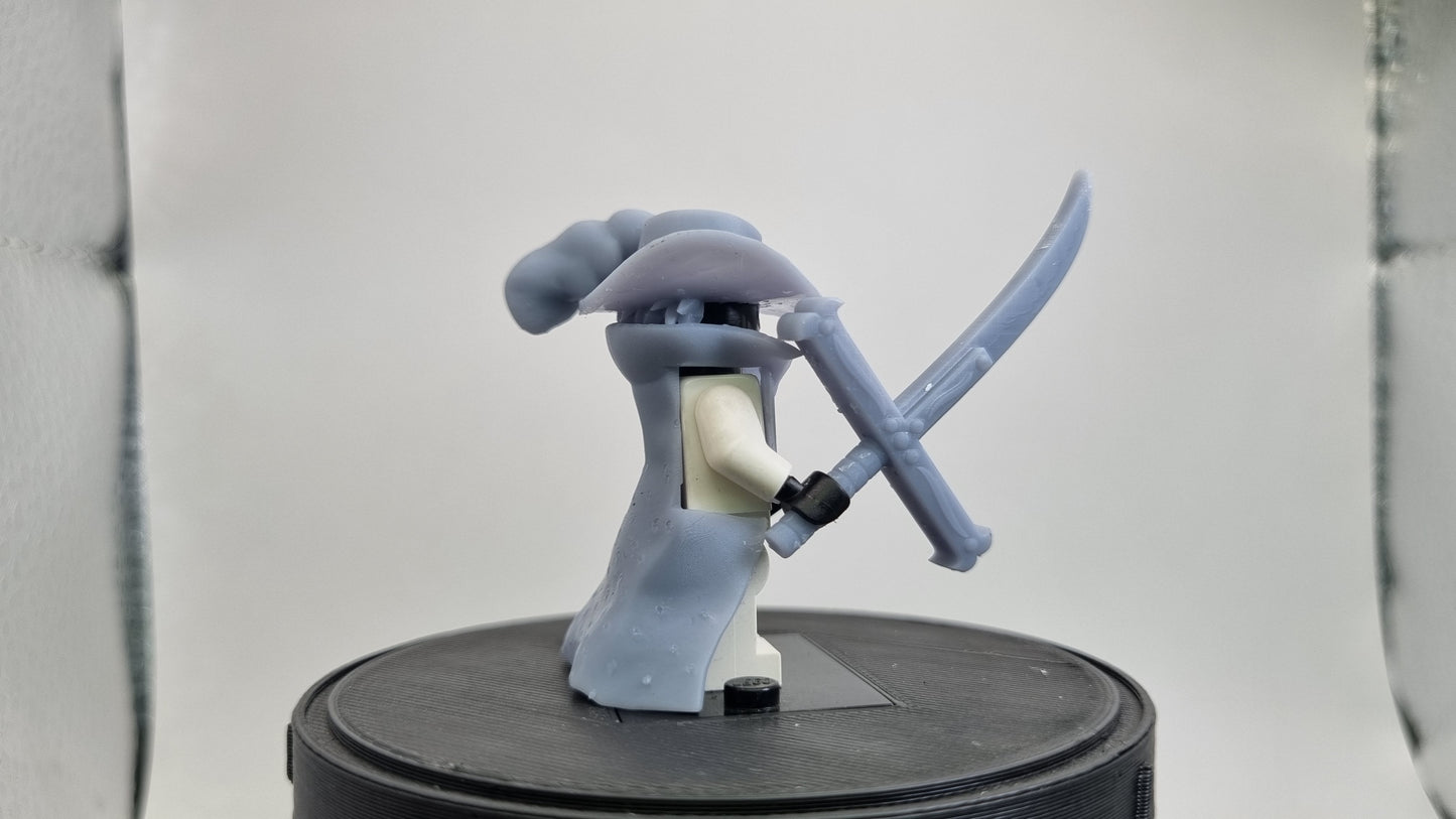 Building toy custom 3D printed best pirate swordsman!