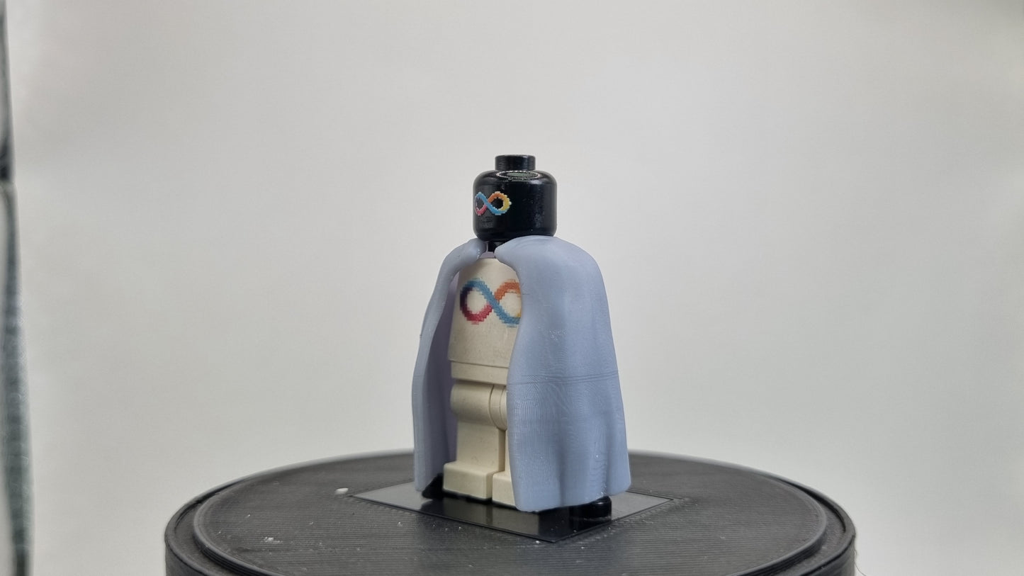 Building toy custom 3D printed galaxy wars dark lord cape!