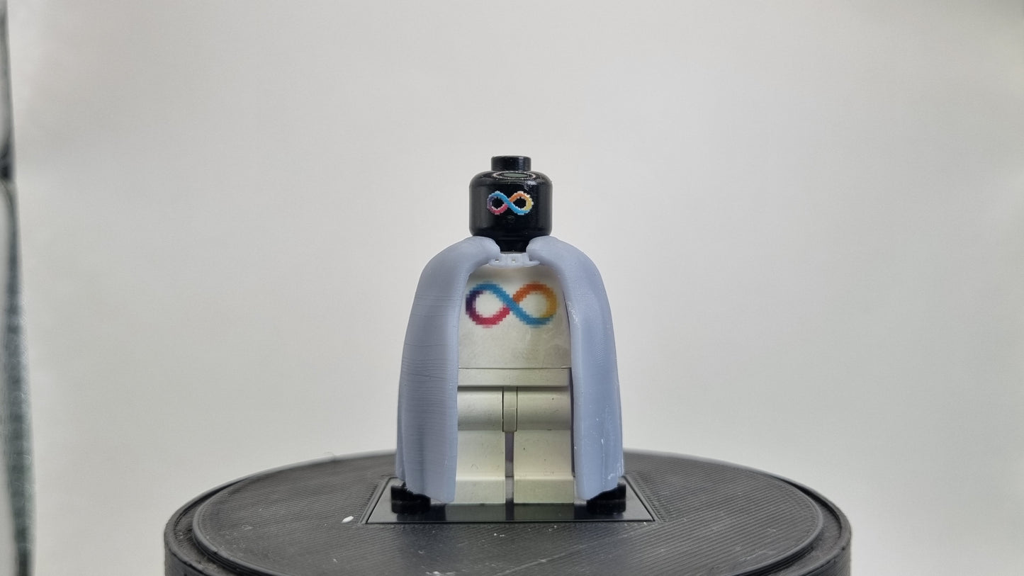 Building toy custom 3D printed galaxy wars dark lord cape with chain!