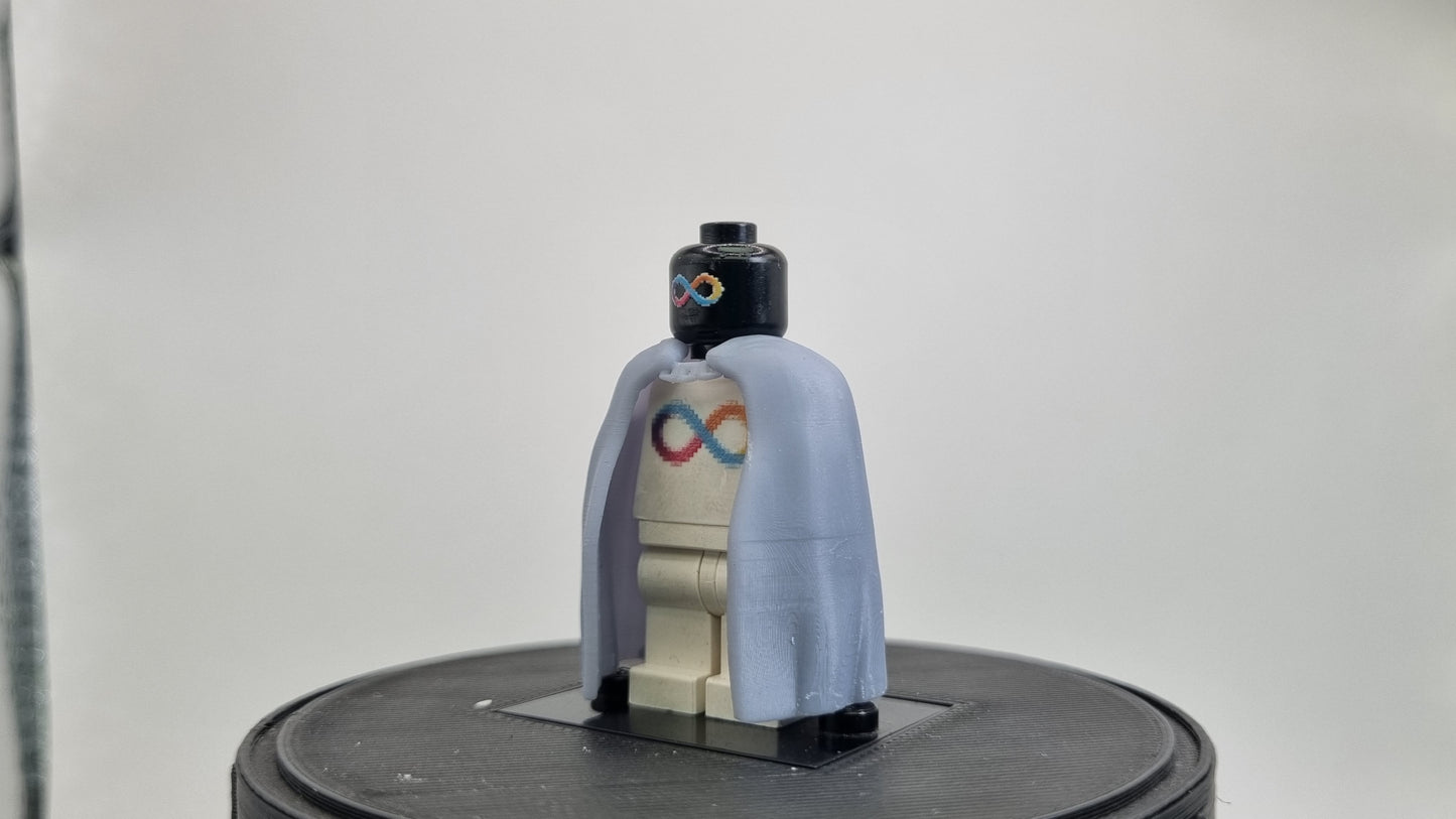 Building toy custom 3D printed galaxy wars dark lord cape with chain!