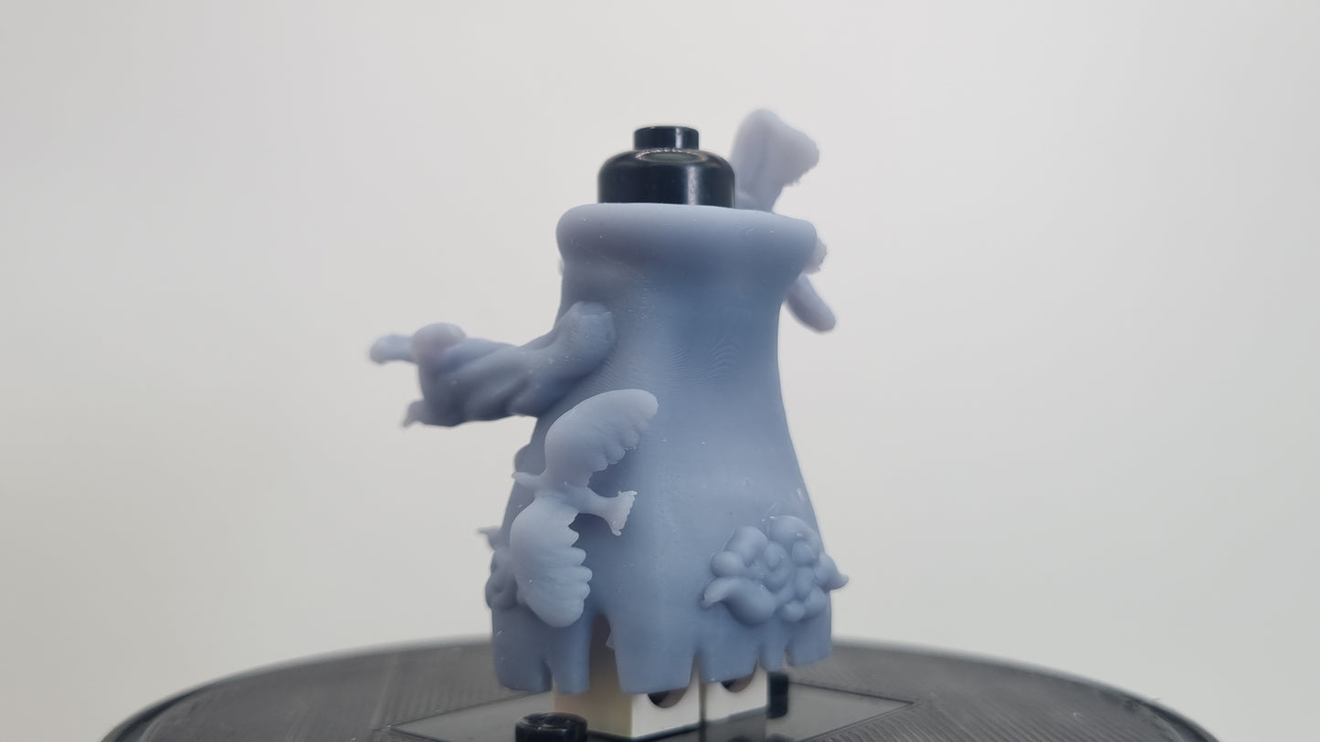 Building toy custom 3D printed ninja jacket with birds!