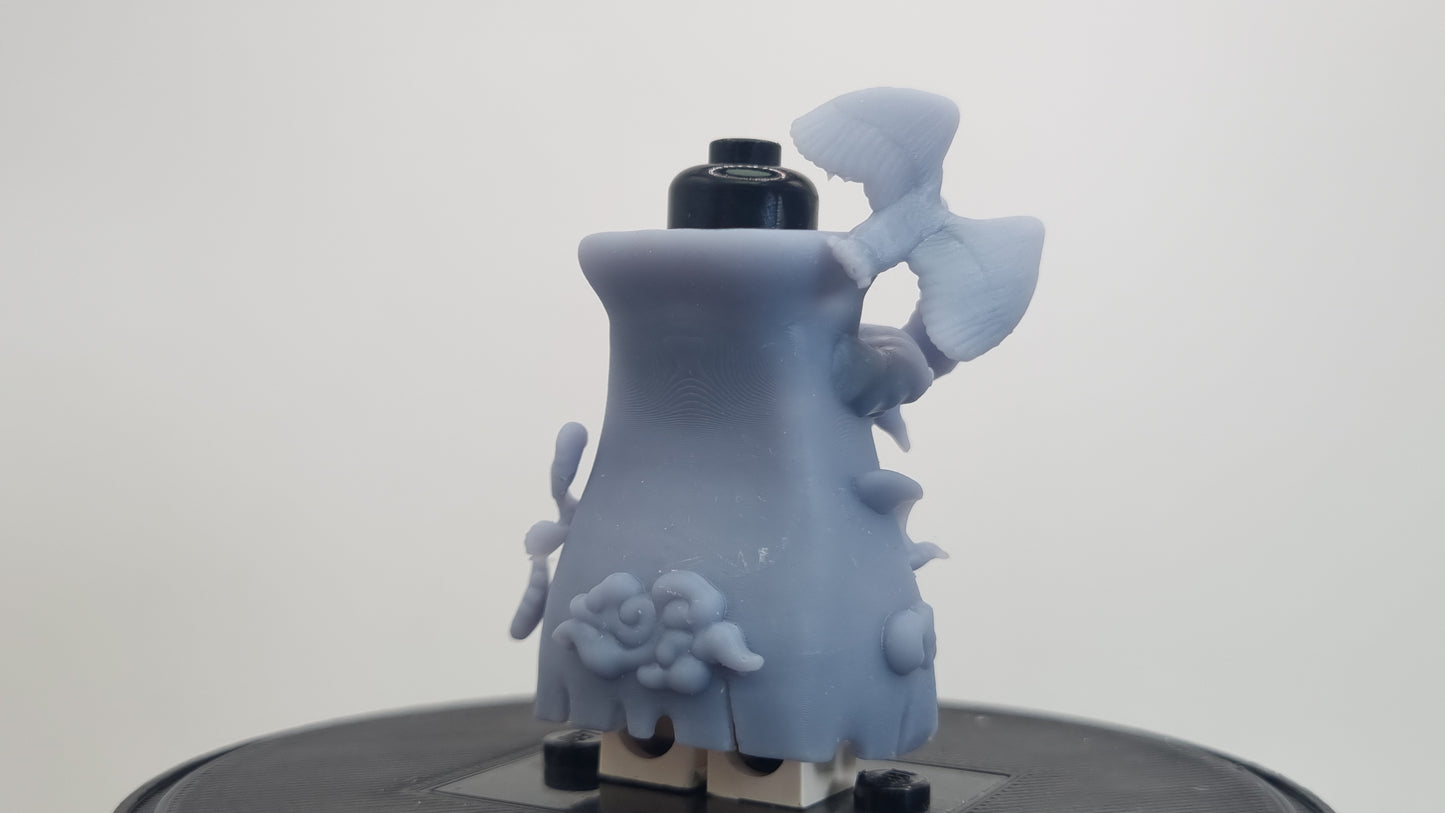 Building toy custom 3D printed ninja jacket with birds!