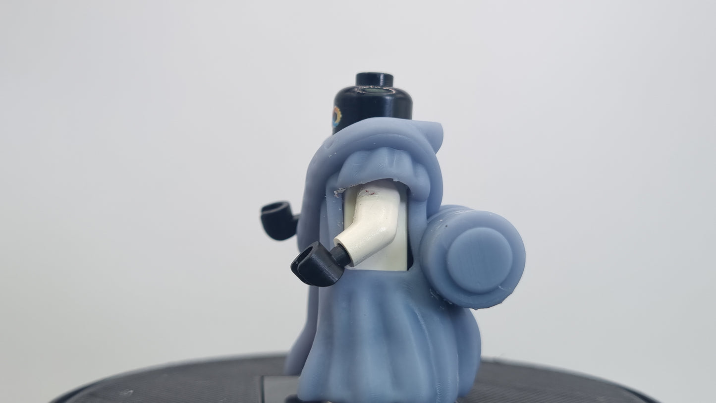 Building toy custom 3D printed ninja jacket with scroll!