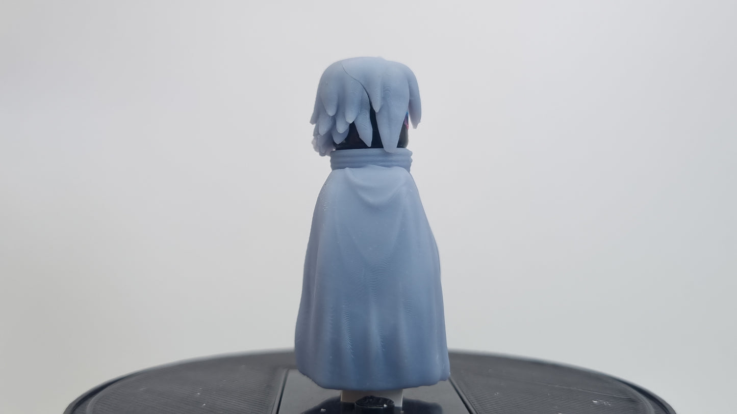 Building toy custom 3D printed ninja with closed cloak!