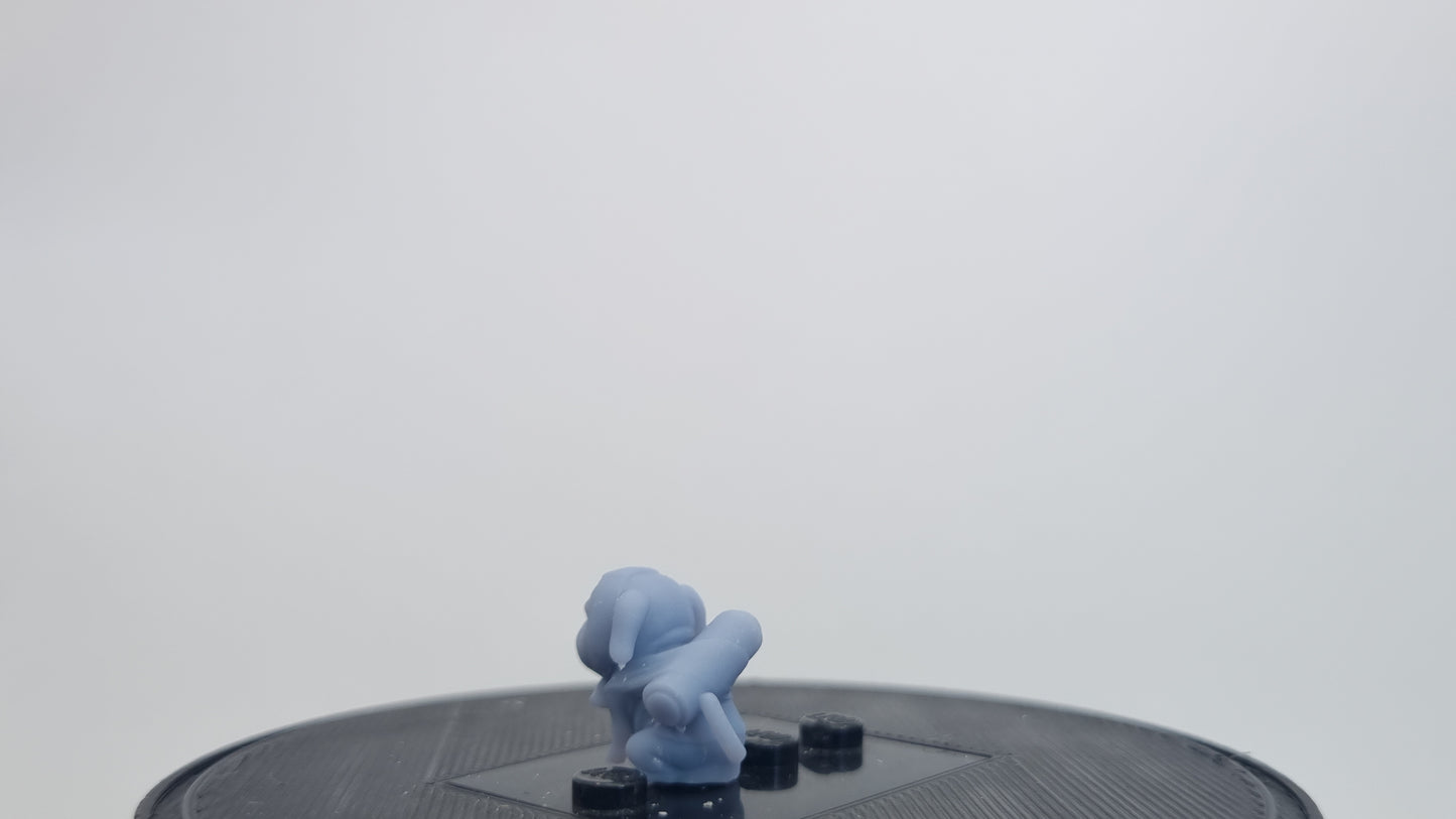 Building toy custom 3D printed ninja small dog!
