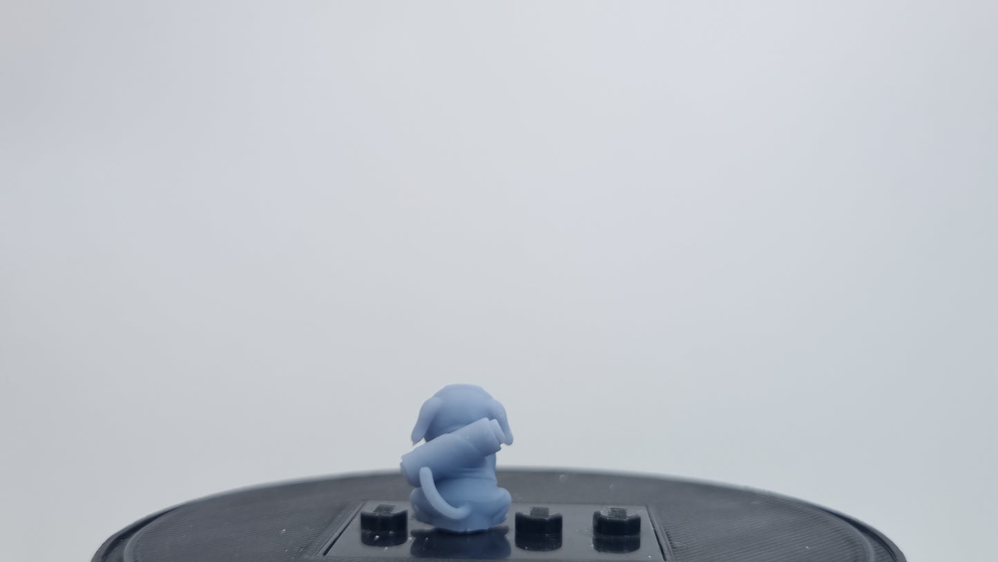 Building toy custom 3D printed ninja small dog!