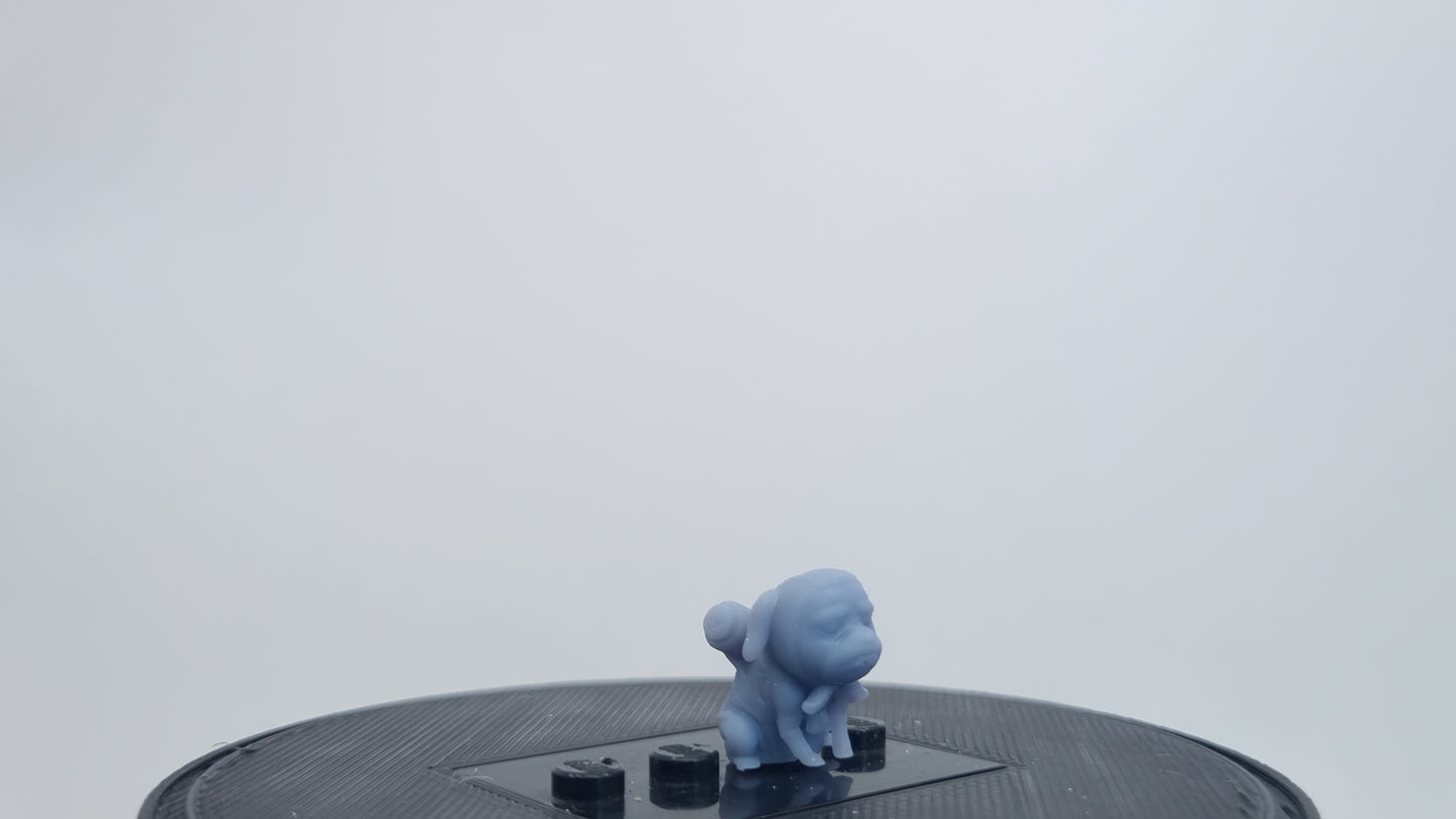 Building toy custom 3D printed ninja small dog!