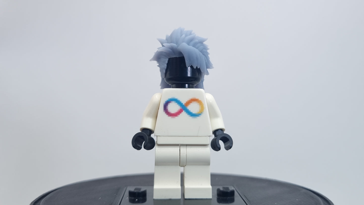 Building toy custom 3D printed soul fighter snow white hair!