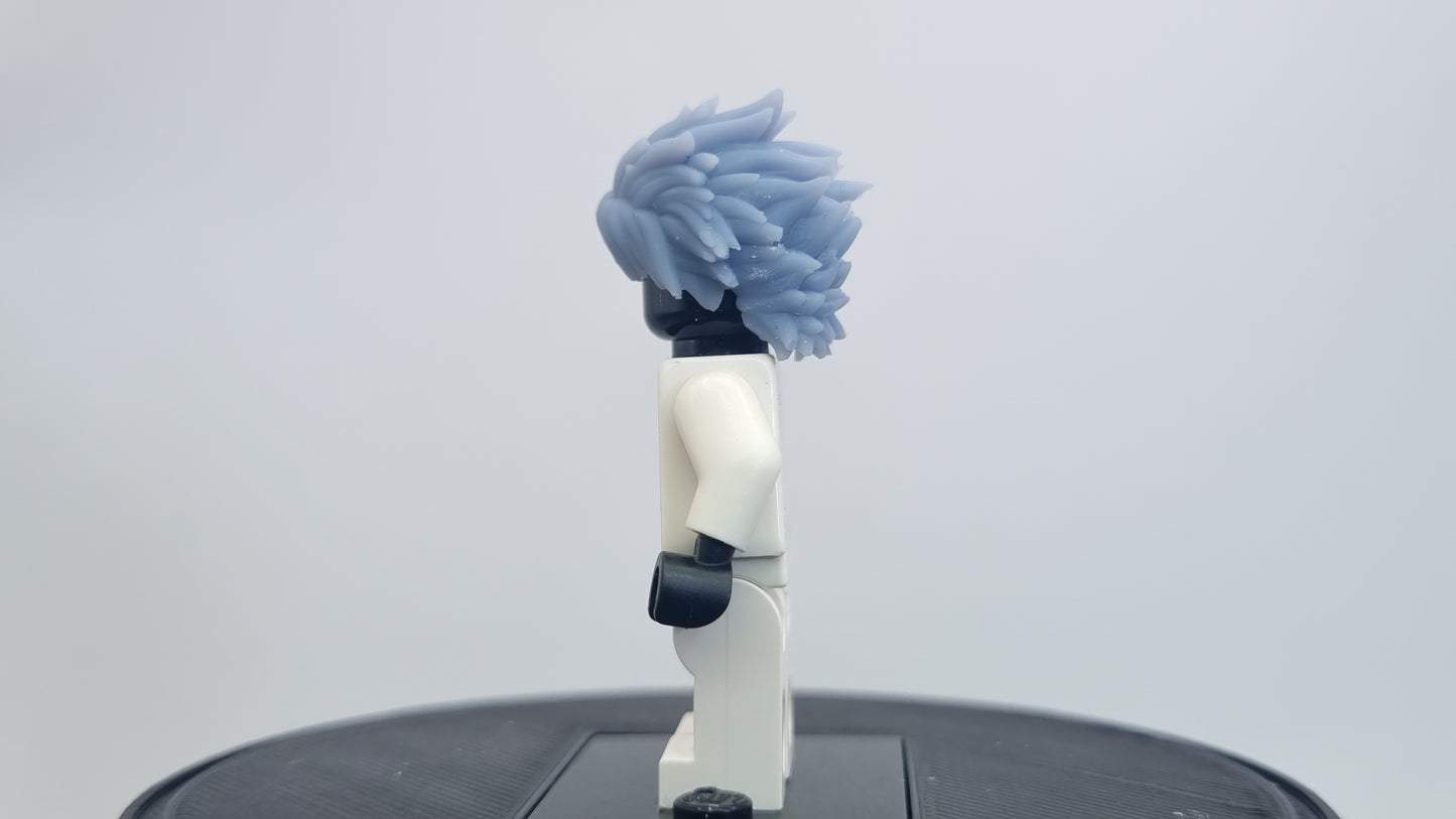 Building toy custom 3D printed soul fighter snow white hair!