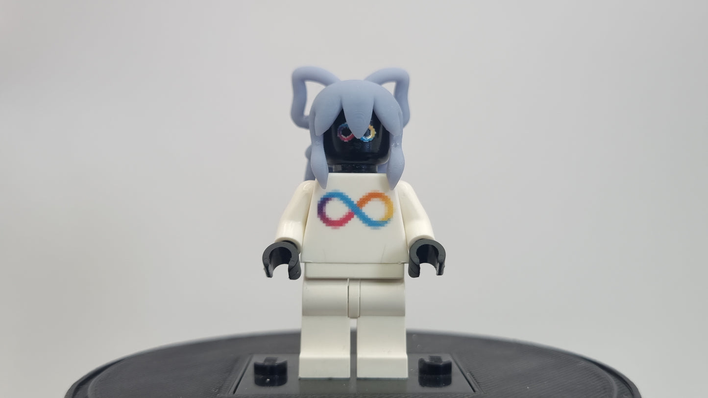Building toy custom 3D printed bow tie hair!