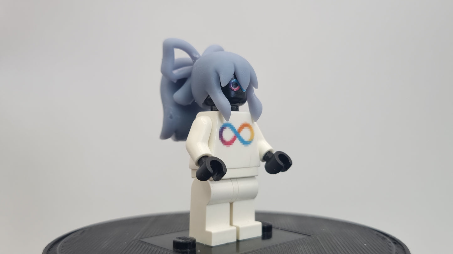 Building toy custom 3D printed bow tie hair!