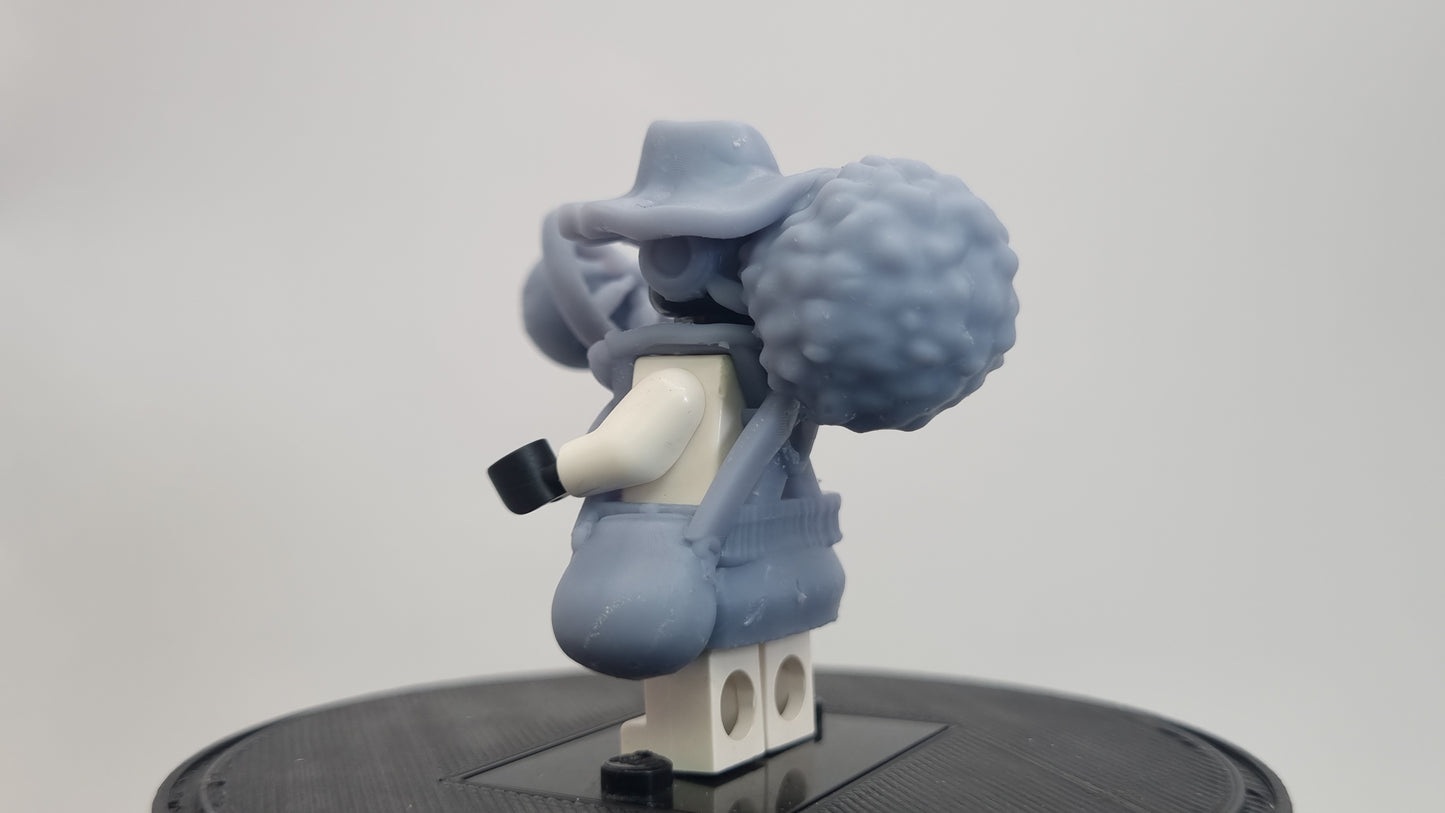 Building toy custom 3D printed pirate sniper!